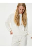 Koton Winter Pajama Top Kangaroo Pocket Crew Neck