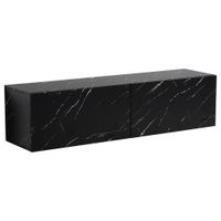 MID.YOU NÍZKA KOMODA, čierna, 120/30/30 cm