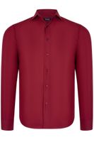 G726 DEWBERRY MEN'S SHIRT-BURGUNDY