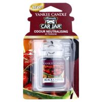 Yankee Candle Black Cherry illat autóba felakasztható autóillatosító 1 db