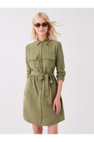 LC Waikiki Plain Long Sleeve Women's Shirt Dress