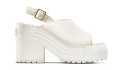 Sandały - Converse Chuck 70 De Luxe Mule na obcasie