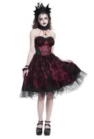 Damenkleid DEVIL FASHION - Skeleton Printing Gothic Lolita M