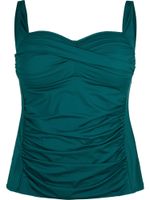 Swim by Zizzi Tankini top  smaragdno zelena