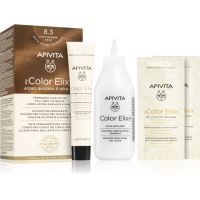 Apivita My Color Elixir barva za lase brez amoniaka odtenek 8.3 Light Blonde Gold