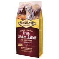 Carnilove Fresh Chicken & Rabbit Gourmand for Adult cats 6kg