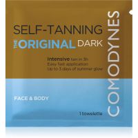 Comodynes Self-Tanning Towelette samoopaľovací obrúsok na tvár a telo odtieň dark 8 ks