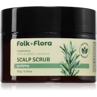 Folk & Flora Rosemary Peeling für die Kopfhaut 180 g