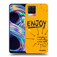 Silikónový prehľadný obal pre Realme 8 4G - Enjoy