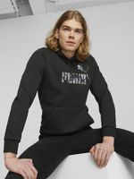 Puma ESS+ Camo Graphic Hoodie FL Sweatshirt Schwarz