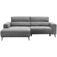 Livetastic ROHOVÁ SEDAČKA, textil, světle šedá
