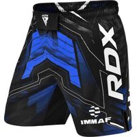 RDX IMMAF APPROVED MMA FIGHT & TRAINING SHORTS Шорти за MMA, черно, размер XXXL