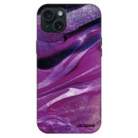 Fashion Case MagSafe pre Apple iPhone 15 Plus - Purple glitter