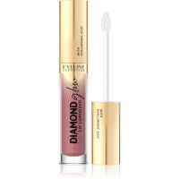 Eveline Cosmetics Diamond Glow csillogó ajakfény hialuronsavval árnyalat 11 Rose Nude 4,5 ml