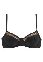 LASCANA Bikini gornji dio 'Adele'  bež / smeđa / crna