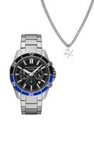 Armani Exchange Hodinky a náhrdelník Armani Exchange SPENCER