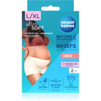 Canpol babies Maternity Briefs nosečniške in poporodne hlačke 2 v 1 velikost L/XL 2 kos
