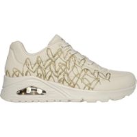Skechers UNO - GOLDEN HEART Дамски обувки за свободно време, бежово, размер