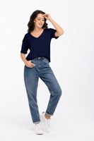 Babell Woman's Blouse Patty Navy Blue