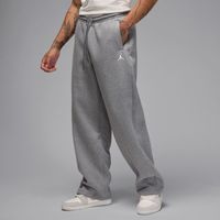 Jordan Brooklyn Fleece Oversized Open-Hem Pants Carbon Heather - Pánske - Nohavice Jordan - Sivé - IB7238-091 - Veľkosť: L