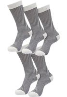 Fine Stripe 5-Pack socks white/black