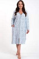 Noční košile Italian Fashion Gracjela - na zip Světle modrá XL