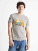 Celio The Simpsons Majica siva