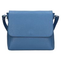 Női bőr crossbody kézitáska Italia Nikka - kék