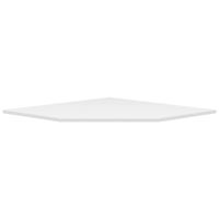 Carryhome VRCHNÁ POLICA, biela, 101,1/1,5/78,8 cm