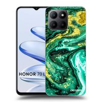 Silikónový prehľadný obal pre Honor 70 Lite - Green Gold
