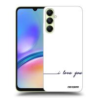 Silikónový čierny obal pre Samsung Galaxy A05s A057G - Milujem ťa