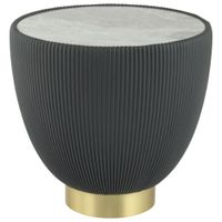 MID.YOU PRÍRUČNÝ STOLÍK, tmavosivá