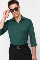 Trendyol Green Slim Fit Smart Oxford Woven Shirt