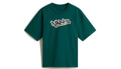 Vans LX Slap SS Tee Rain Forest - Pánske - Tričko Vans - Zelené - VN000MGUCI2 - Veľkosť: L