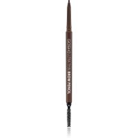 Gosh Ultra Thin precízna ceruzka na obočie s kefkou odtieň 003 Dark Brown 0,35 g