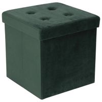Carryhome ÚLOŽNÝ BOX NA SEDENIE, textil, kompozitné drevo, 38/38/38 cm