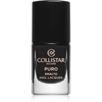 Collistar Puro Long-Lasting Nail Lacquer hosszantartó körömlakk árnyalat 313 Nero Intenso 10 ml