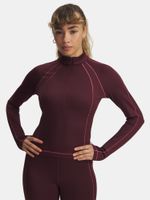 Under Armour UA ColdGear Textured 1/2 Zip-RED Women's T-Shirt - Women's