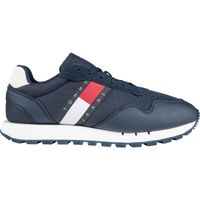 Tommy Hilfiger RETRO LEATHER TJM RUNNER Мъжки обувки за свободното време, тъмносин, размер