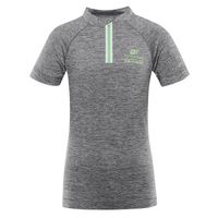 Children's quick-drying cycling T-shirt ALPINE PRO LATTERO smoked pearl