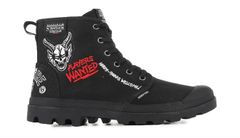 Palladium Pampa Hellfire Unisex - Încălțăminte Palladium - Negru - 74496-001-M-5.5 - Size: 5.5