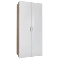 Xora PREDSIEŇOVÁ SKRIŇA, farba duba, biela, 80/185/40 cm