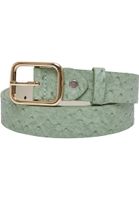 Belt made of ostrich synthetic leather