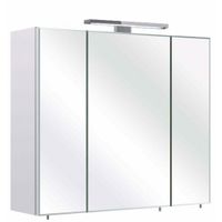 Xora ZRKADLOVÁ SKRINKA, biela, 70/60/20 cm