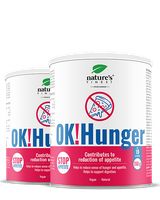 OK!Hunger | 1+1 Besplatno | Smanjuje želju za hranom | Smanjivač apetita | Smanjuje apetit | Kontrola težine | Prirodno | Prašak | 120g