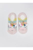 LC Waikiki LCW DREAM Girls' Home Socks with Applique Embroidery