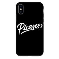 Fashion Case pre Apple iPhone X/XS - Picasee - old logo - white