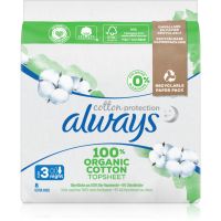 Always Cotton Protection Night санитарни кърпи без парфюм 8 бр.