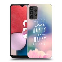 Silikónový čierny obal pre Samsung Galaxy A13 4G A135 - Mysli pozitívne!
