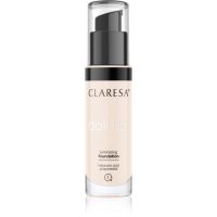 Claresa Doll Up! podkład rozświetlający nadający naturalny wygląd odcień 02 Light 34 g